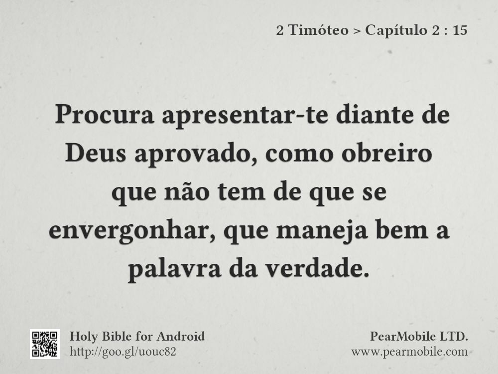 2 Timóteo, Capítulo 2:15